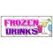 Signmission FROZEN DRINKS BANNER SIGN margarita slushies pina colada fruit drnks B-120 Frozen Drinks - alternate 1